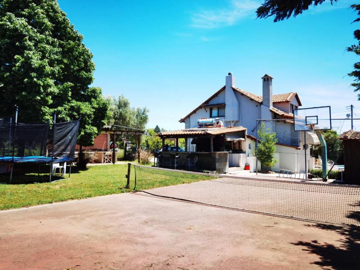 Rural Villa Private Pool, Bbq, Court ,20' Airport Nea Kallikrateia Exterior foto