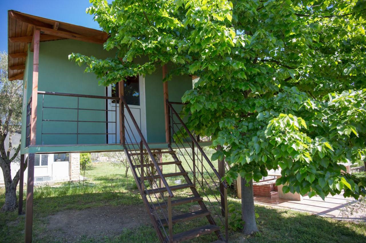 Rural Villa Private Pool, Bbq, Court ,20' Airport Nea Kallikrateia Exterior foto