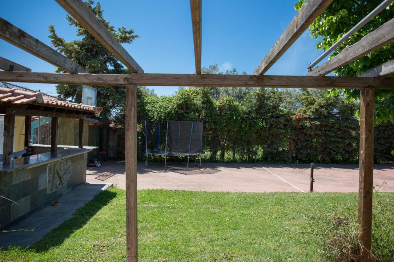 Rural Villa Private Pool, Bbq, Court ,20' Airport Nea Kallikrateia Exterior foto