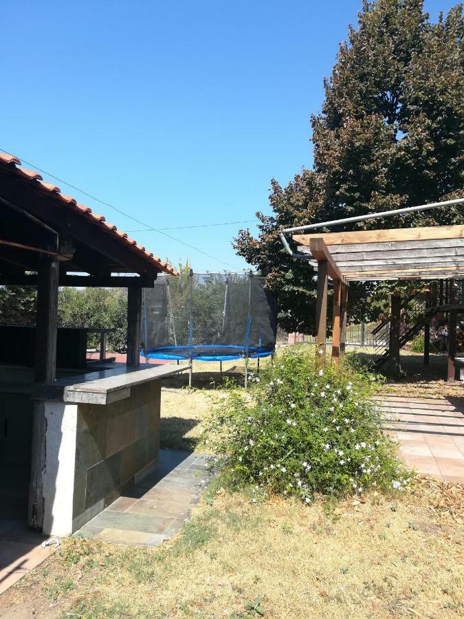 Rural Villa Private Pool, Bbq, Court ,20' Airport Nea Kallikrateia Exterior foto